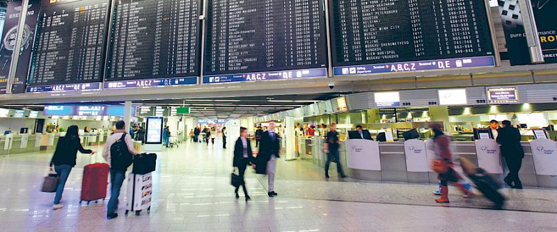 Hauptterminal Frankfurter Flughafen